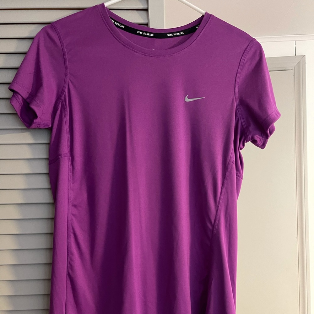 Purple Nike dri fit tee